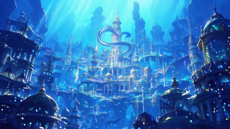 The sea dragon city, Tales of Encenia key art